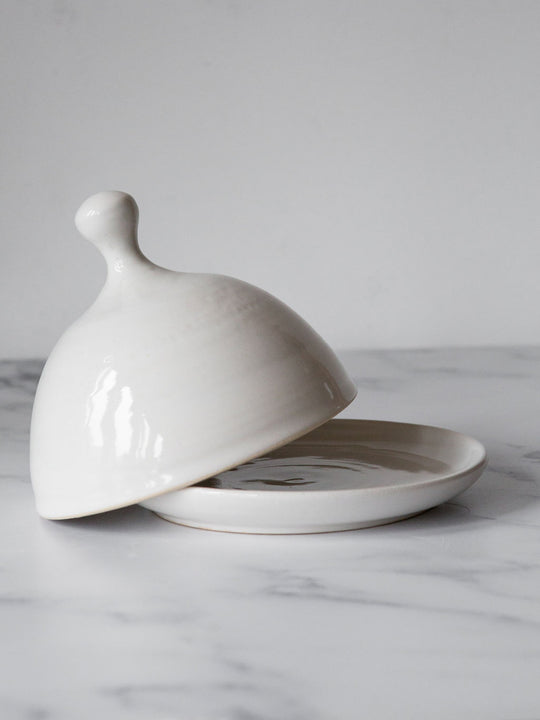 Stoneware Butter Dish