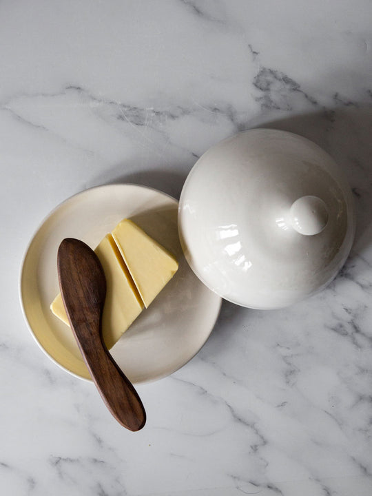 Stoneware Butter Dish